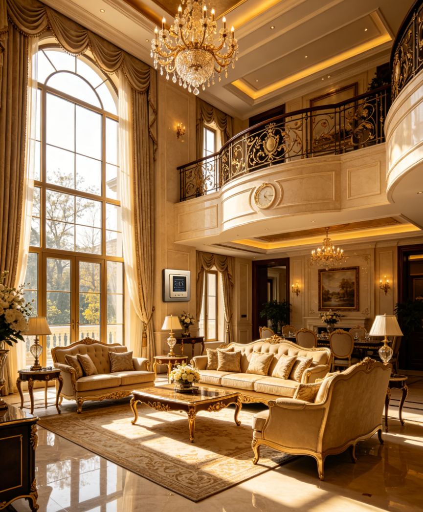 玉门市高端定制别墅采暖系统